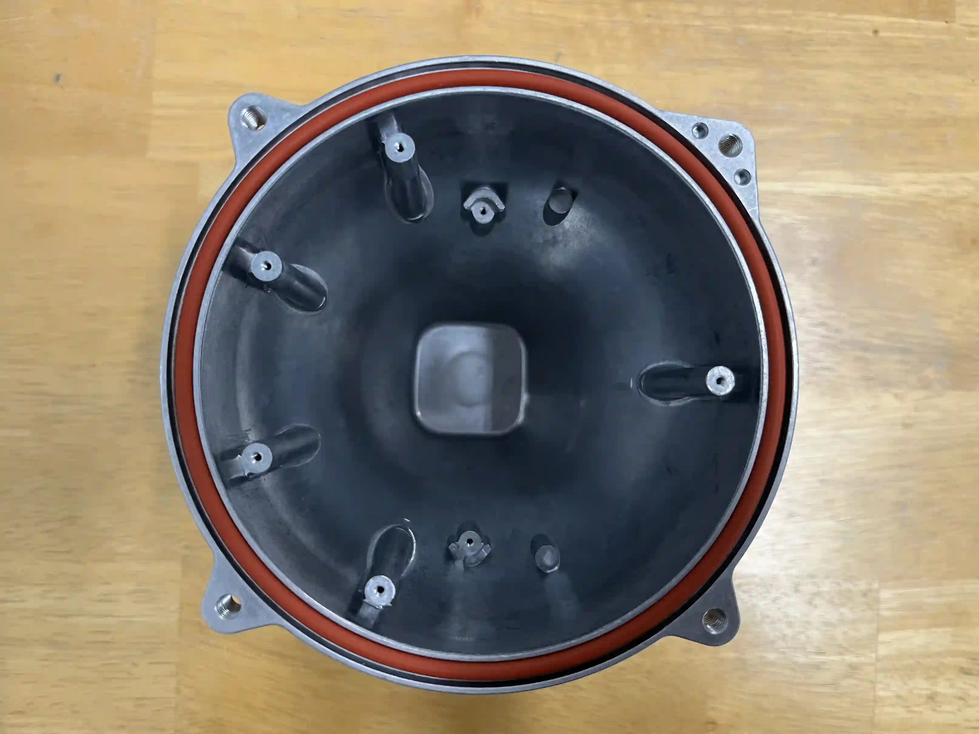 Overhead shot of the final seal