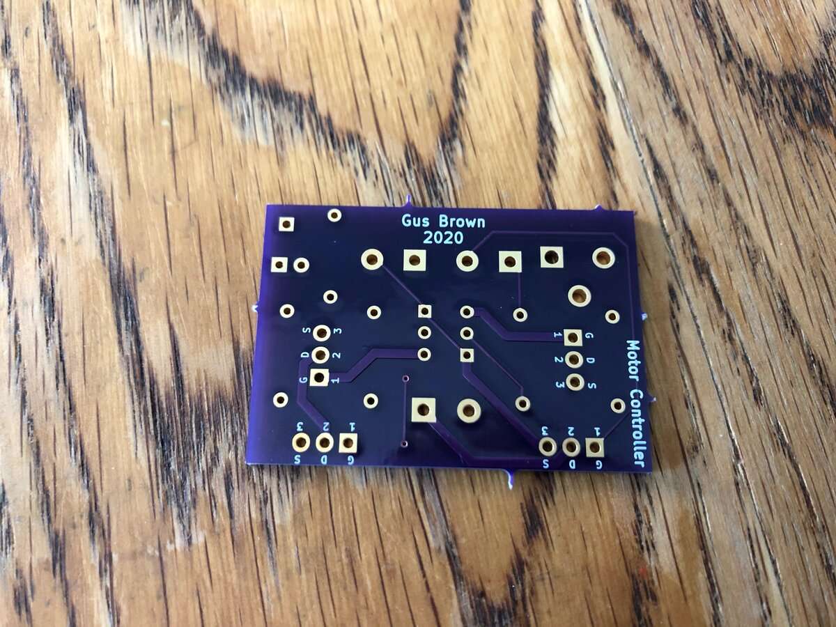 Bottom of H-Bridge board